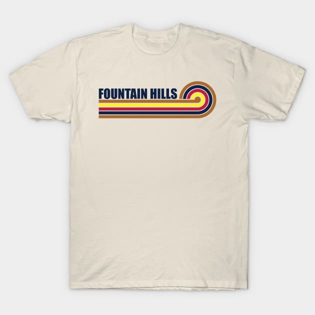 Fountain Hills Arizona horizontal sunset T-Shirt by DPattonPD